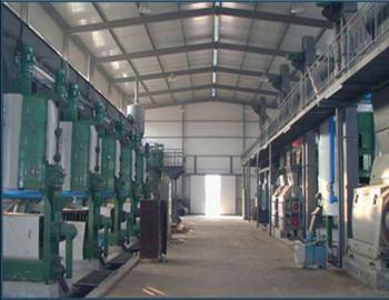 濃香花生油壓榨設備生產線